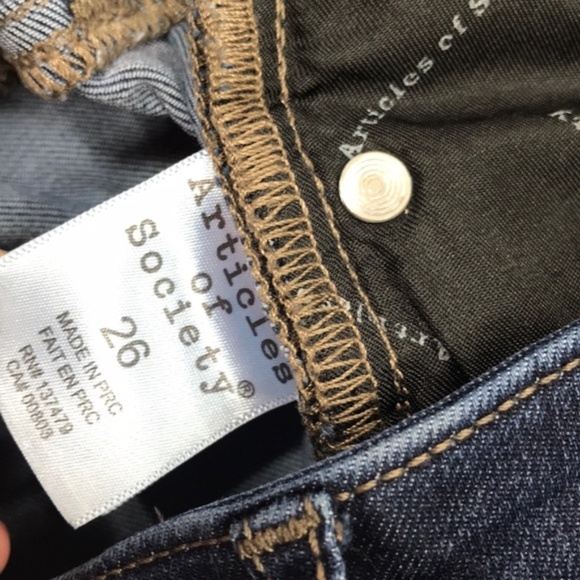 Articles of Society Heather Solid High Rise Skinny Jeans - Picture 6 of 11